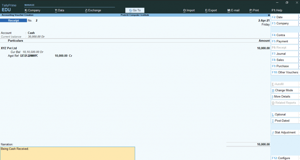 how-to-do-payment-and-receipt-voucher-entry-in-tally-prime-payment