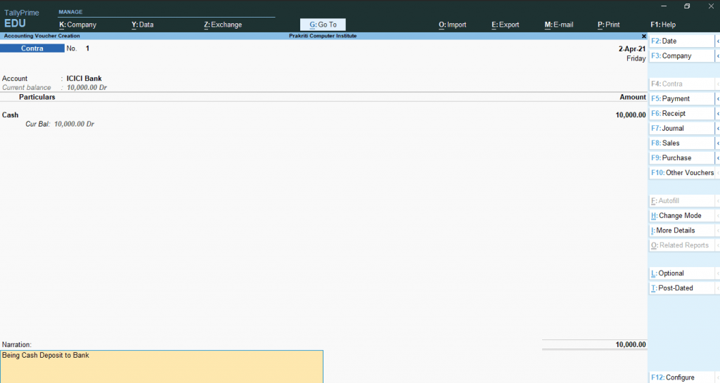 contra-voucher-entry-in-tally-prime-hindi